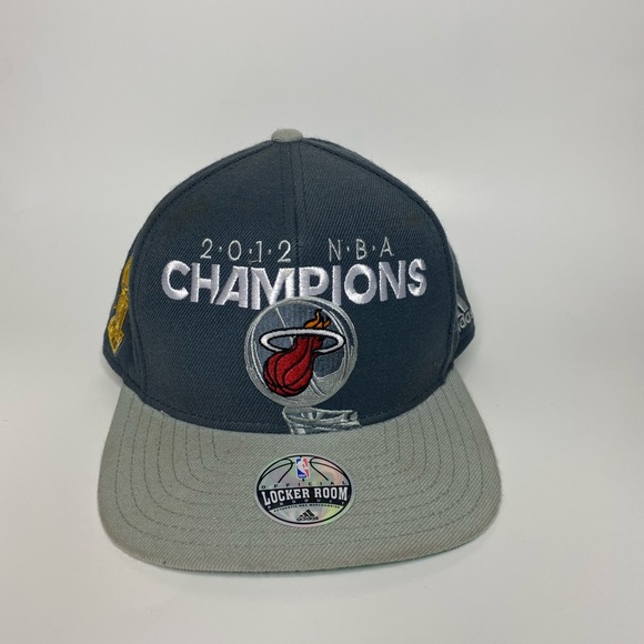 Accessories Adidas Miami Heat Championship Hat 212 Poshmark